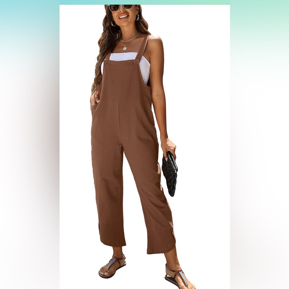 Women’s brown overalls